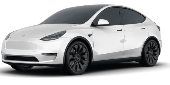 TESLA MODEL Y 2021 5YJYGDEF8MF081887 image